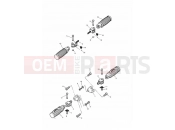 Triumph 1998 THUNDERBIRD SPORT Footrests & Mountings