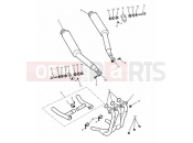 Triumph 1993 SPEED TRIPLE (CARBS) Exhaust System 29155