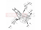 Triumph 1994 SPEED TRIPLE (CARBS) Linkage Carrier...