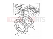 Triumph 1994 SPEED TRIPLE (CARBS) Front Brake Caliper & Discs