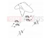 Front Mudguard - Triumph SPEED TRIPLE 141872 > 210444 2004
