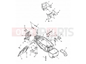 Rear Mudguard & Battery Box - Triumph SPEED TRIPLE 141872 > 210444 2004