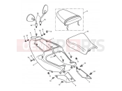 Rear Bodywork & Seat - Triumph SPEED TRIPLE 141872 > 210444 2004
