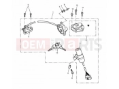 Ignition Switch & Lock Set - Triumph SPEED TRIPLE 141872 > 210444 2004