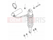 Rear Suspension Unit - Triumph SPEED TRIPLE 141872 > 210444 2004