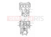 Crankcase Fixings - Triumph SPEED TRIPLE 141872 > 210444 2004