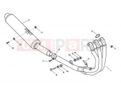 Exhaust System - Triumph SPEED TRIPLE 141872 > 210444 2004
