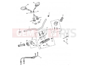 High Handlebars & Switches - Triumph SPEED TRIPLE 210445 > 461331 2007