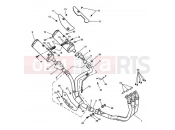 Exhaust System 333179 - Triumph SPEED TRIPLE 210445 > 461331 2007