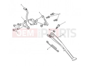 Sidestand - Triumph SPEED TRIPLE 461332 > 735437 2011