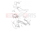 Rear Bodywork & Seat - Triumph SPEED TRIPLE 461332 > 735437 2011