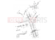 High Handlebars & Switches - Triumph SPEED TRIPLE 461332 > 735437 2011