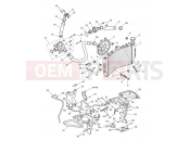 Cooling system - Triumph SPEED TRIPLE 461332 > 735437 2011