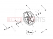 Triumph 2014 SPEED TRIPLE R > 735336 Front Wheel 602552