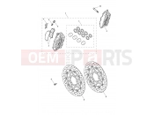 Front Brake Caliper & Discs - Triumph SPEED TRIPLE S 867685 > 2019