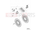 Triumph 2004 SPEED FOUR Front Brake Caliper & Discs