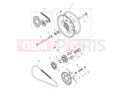 TRIUMPH TRIDENT 660 Rear Wheel & Final Drive