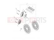 Triumph 2019 TIGER EXPLORER XC 740277 > Front Brake Caliper & Disc