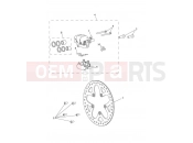 Rear Brake Calliper & Disc - Triumph TIGER EXPLORER XR 740277 > 2018