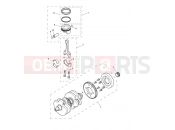 Triumph 2016 THRUXTON Crankshaft, Connecting Rods...