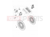 Triumph 2001 SPRINT RS > 139276 Front Brake Caliper & Discs