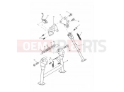 Side Stand & Centrestand - Triumph SPRINT ST 139277 > 208166 2002