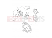 Triumph 2009 SPRINT ST 208167 > Rear Brake Caliper & Disc