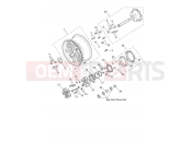 Triumph 2021 ROCKET 3 GT Rear Wheel, Final Drive