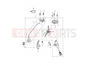 Triumph 2011 ROCKET III, CLASSIC & ROADSTER Ignition Switch & Lock Set 343681