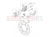 Front Brake Caliper & Discs - Triumph BONNEVILLE T100 EFI 2012