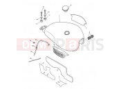 Triumph 2007 BONNEVILLE EFI > 380776 Fuel Tank & Fittings