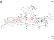 DUCATI 2003 Monster 800 EXHAUST SYSTEM » EXHAUST SYSTEM