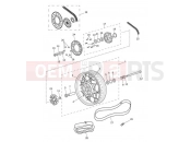 Rear Wheel - Triumph BONNEVILLE T100 2016