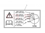 Warning Labels - Triumph BONNEVILLE T100 2016