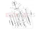 Triumph 2018 BONNEVILLE T100 Front Forks & Lower Yoke