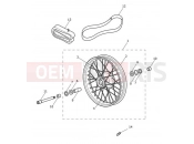 Triumph 2019 BONNEVILLE T100 Front Wheel