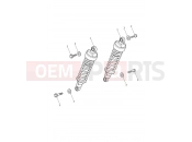 Triumph 2020 STREET SCRAMBLER Rear Suspension Unit