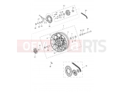 Triumph 2020 SCRAMBLER 1200 XC Rear Wheel