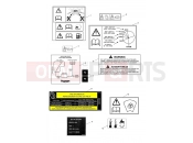 Warning Labels - Triumph Tiger 800 674842 > TIGER XCx 2017