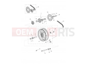 Rear Wheel & Final Drive - Triumph Tiger 800 674842 > TIGER XRT 2016