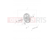 Front Wheel - Triumph Tiger 800 674842 > TIGER XRT 2016