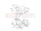 Rear Bodywork & Seat - Triumph Tiger 800 674842 > TIGER XRX 2017