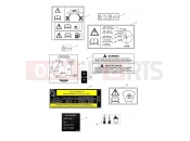 Warning Labels - Triumph Tiger 800 674842 > TIGER XRX 2017