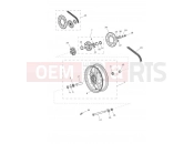 Rear Wheel & Final Drive - Triumph Tiger 800 674842 > TIGER XRX 2017