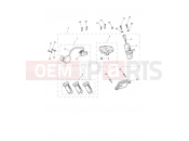 Ignition Switch & Lock Set - Triumph Tiger 800 674842 > TIGER XRX 2017