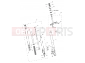 Front Forks & Yokes Low Ride - Triumph Tiger 800 674842 > TIGER XRX 2017
