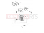 Rear Wheel & Final Drive - Triumph TIGER 800 XCA 855532 > 2019