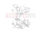 Rear Bodywork & Seat - Triumph TIGER 800 XRT 855532 > 2018