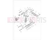 TRIUMPH TROPHY 1215 Rear Suspension Unit & Linkage