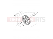 Triumph 2014 SPEEDMASTER EFI Front Wheel 469051